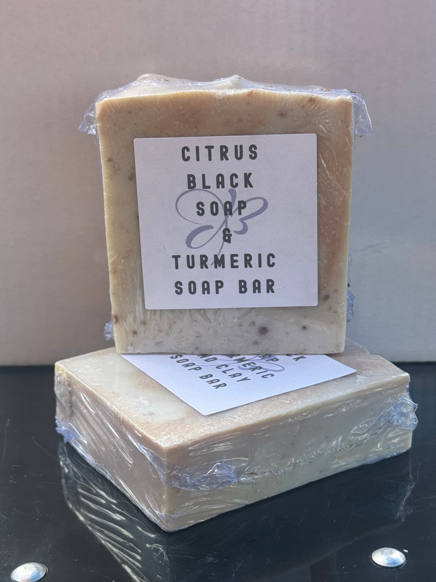 Citrus Turmeric Black Soap
